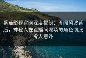 番茄影视官网深度揭秘：丑闻风波背后，神秘人在直播间现场的角色彻底令人意外