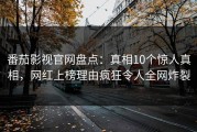 番茄影视官网盘点：真相10个惊人真相，网红上榜理由疯狂令人全网炸裂